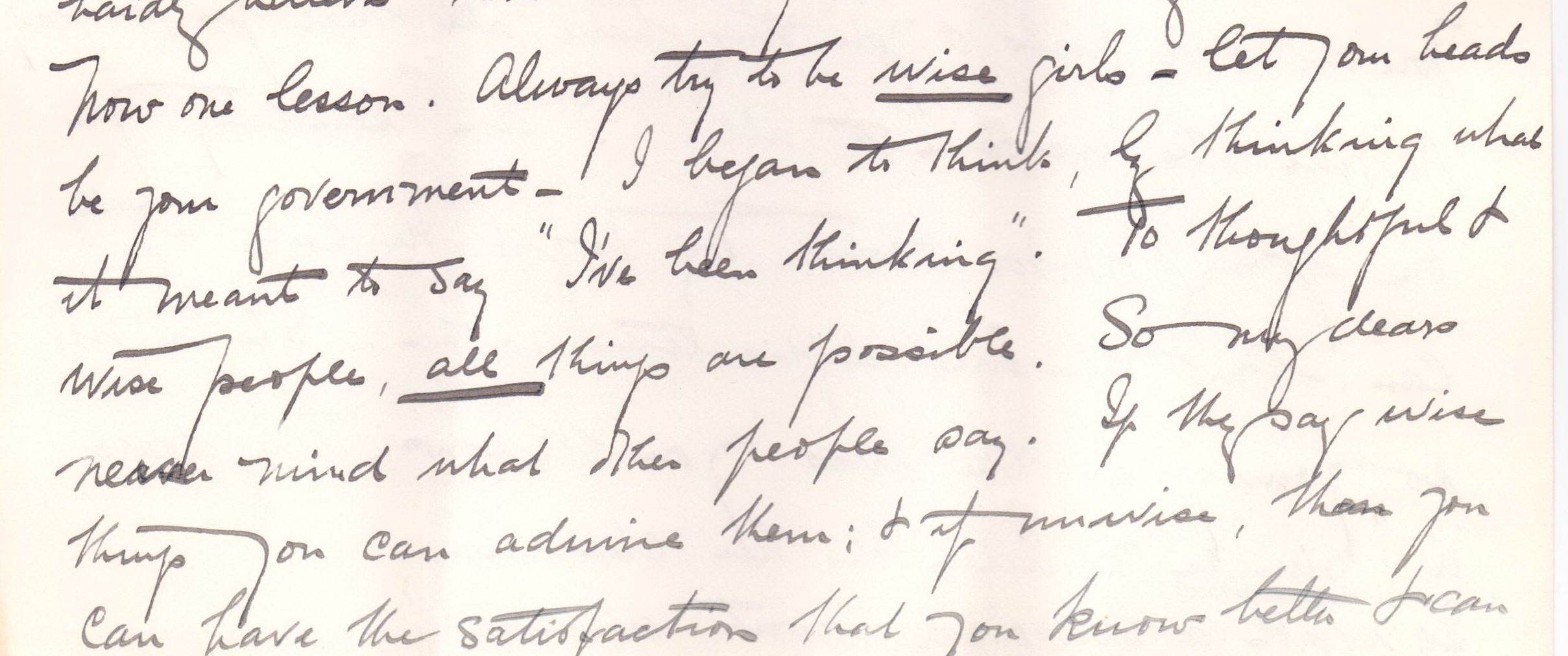 Handwriting 23 October 1901