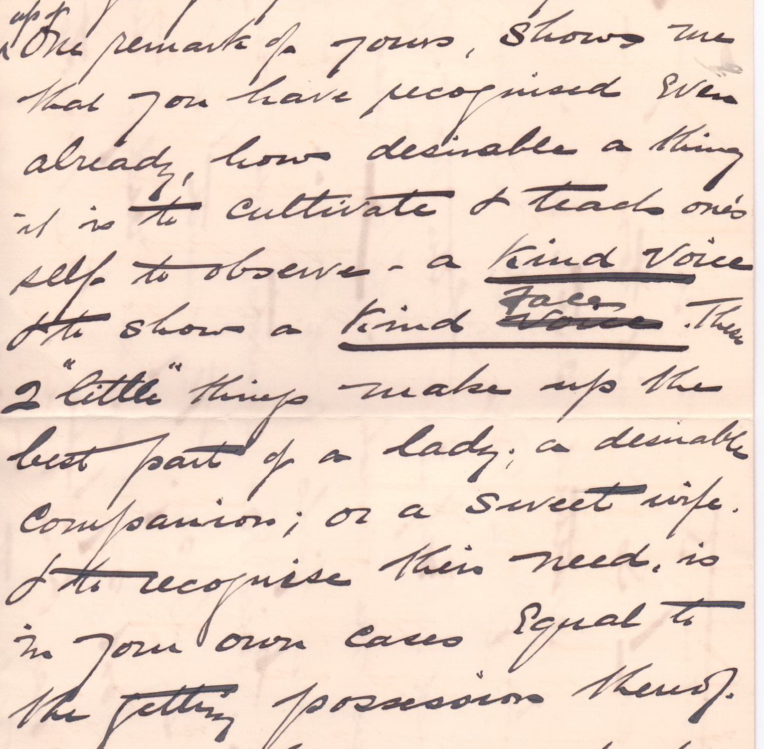 Handwriting 8 October 1901
