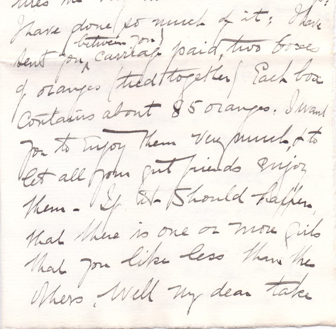 Handwriting May 29th 1902