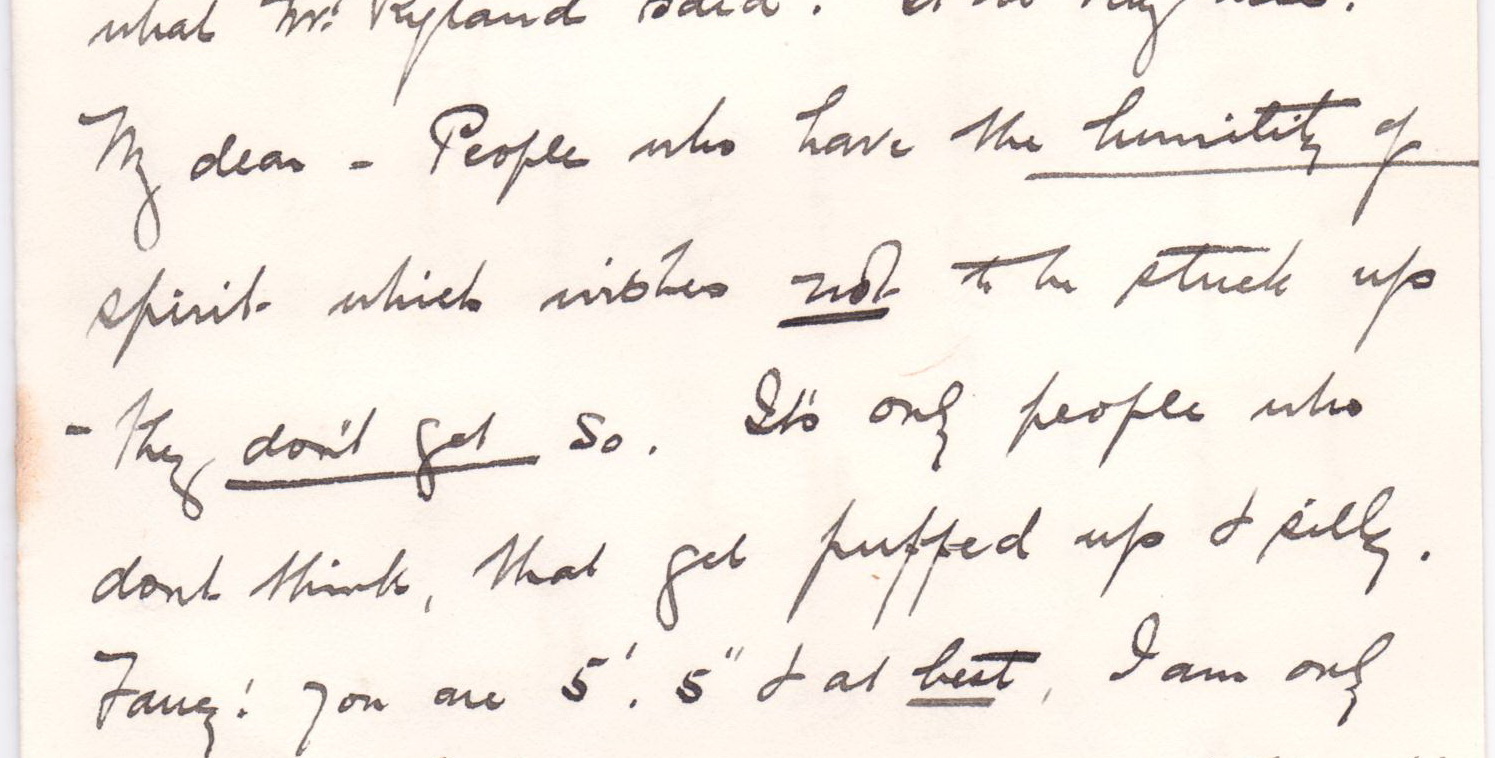 Handwriting Nov 24 1901